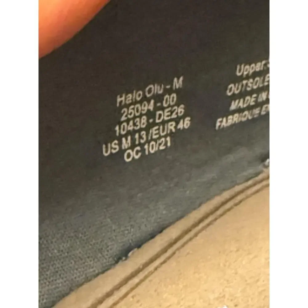 Olukai Halo Olu Slide Sandal Gray EUC Men size 13